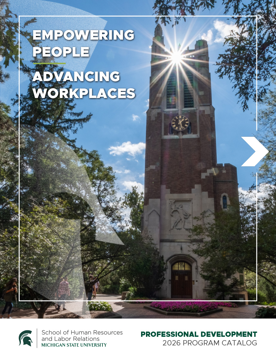 2026 HRLR Professional Development Program Catalog Cover